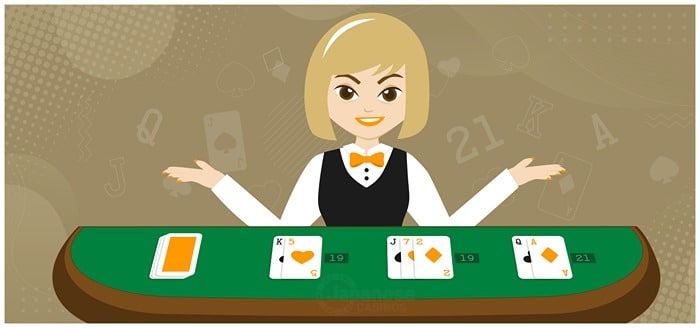 ライブカジノゲーム ブラックジャック トランプ